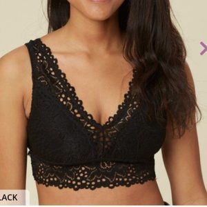 Altar’d State Lace Bralette Black